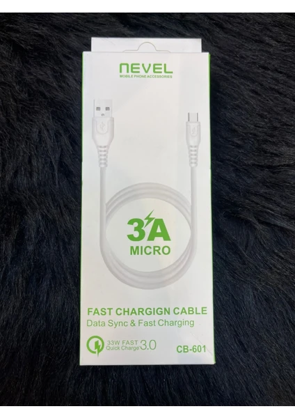 Tekno Plus Nevel 3.0A Micro Şarj Kablosu