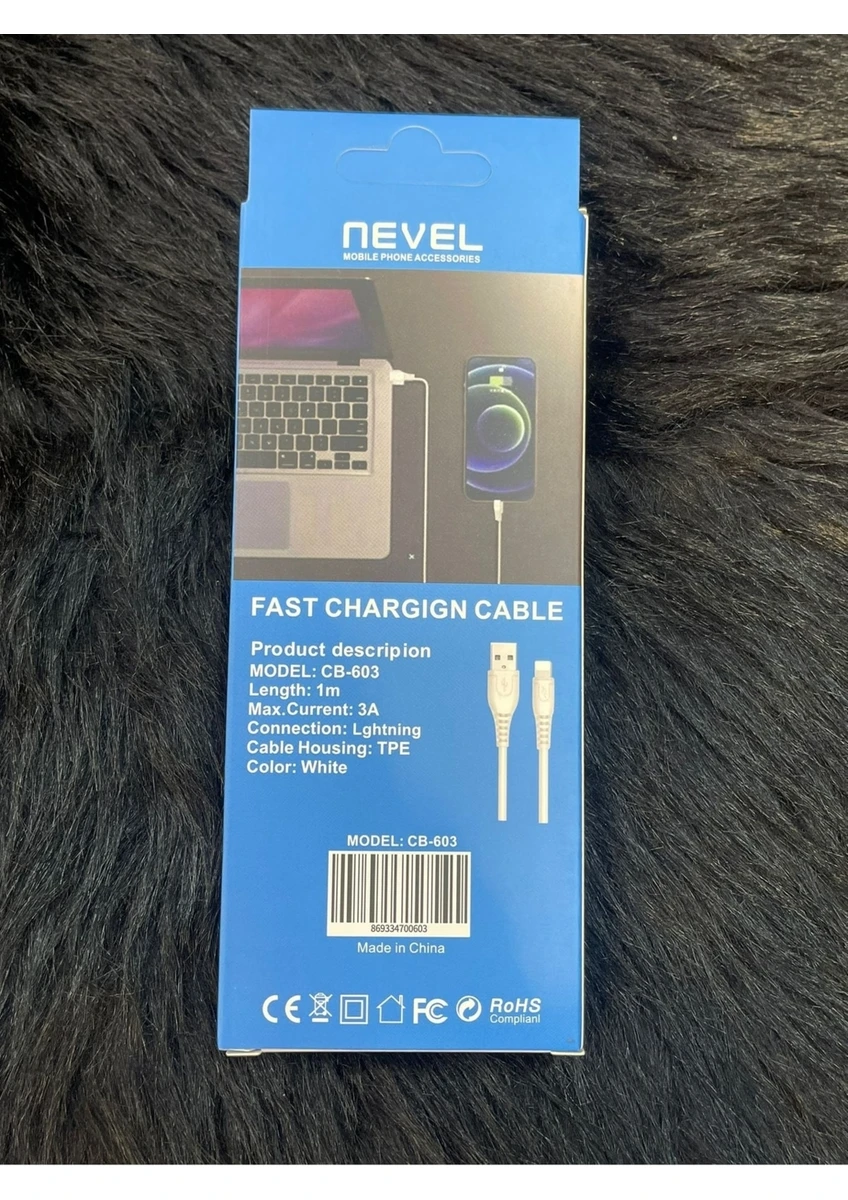 Tekno Plus Nevel 3.0A Lightning Şarj Kablosu